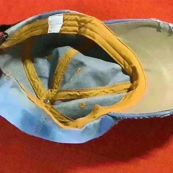 Bling Denim Cap with chain and studs - Picture 4 of 5